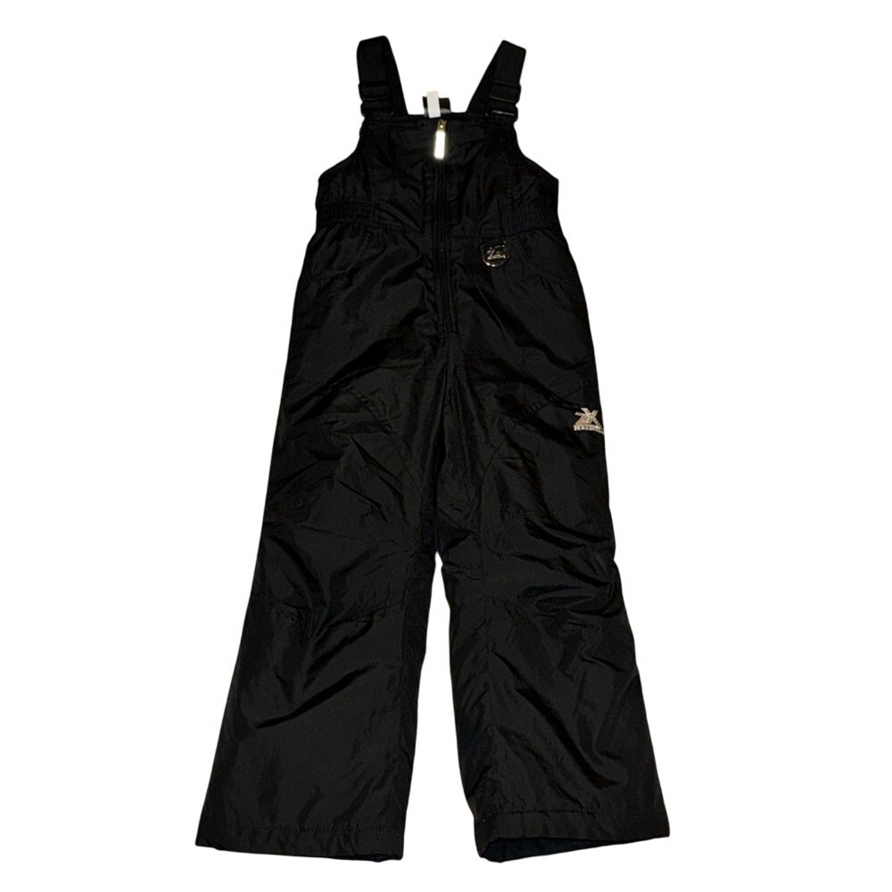 ZeroXposur Kids Black Snow Bib Overalls Insulated Winter Pants Size 4/5